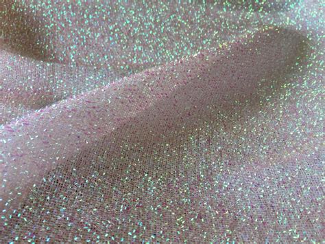 Iridescent Glittering Lurex Fabric 